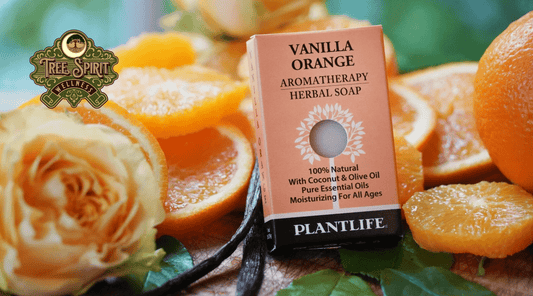 🍊 Vanilla Orange Bar Soap – Citrus Bliss for Glowing Skin! 🌿 - Tree Spirit Wellness