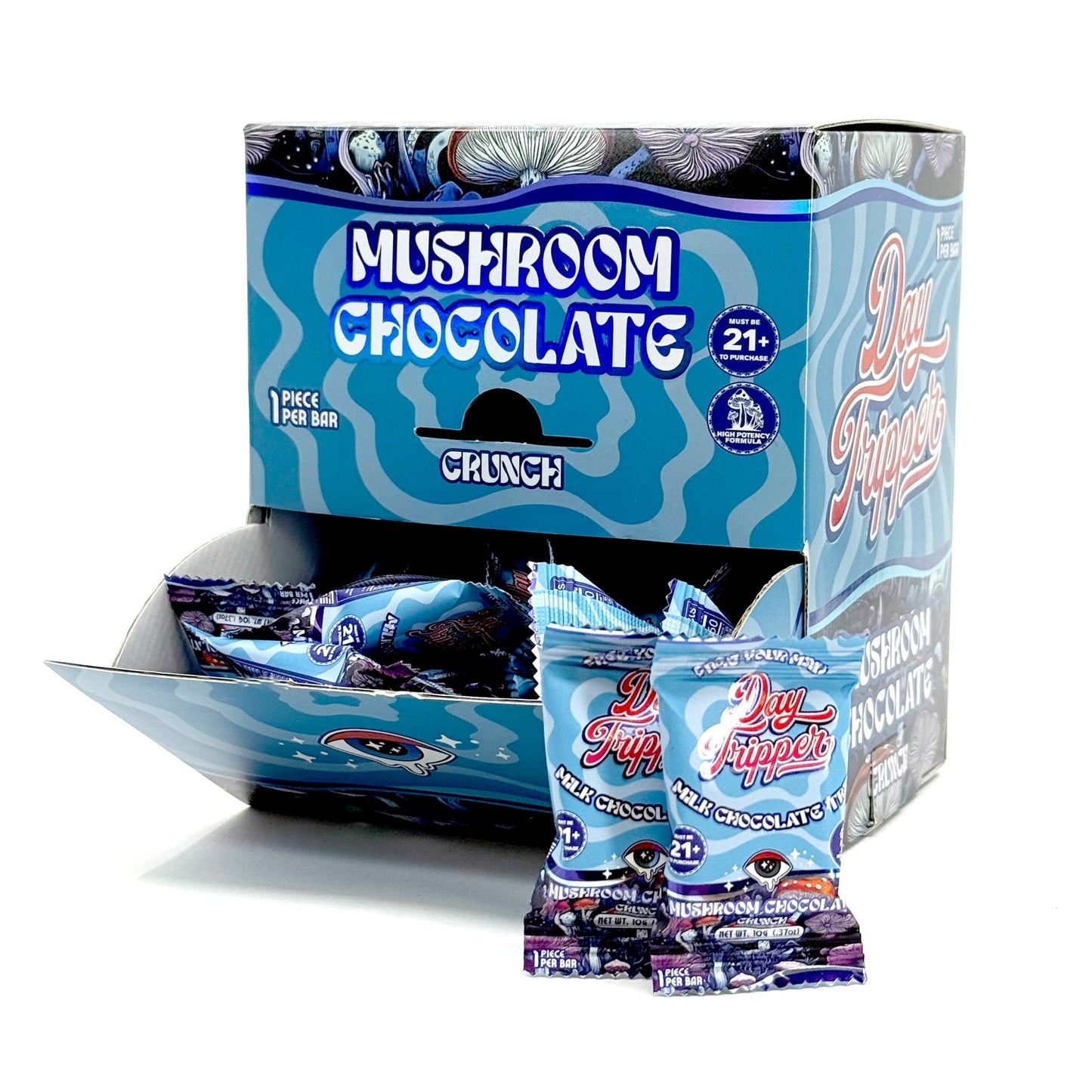 1 Piece Artisan Chocolate Bar (Gravity Fed Display) - 30 Bars/Case - Tree Spirit Wellness
