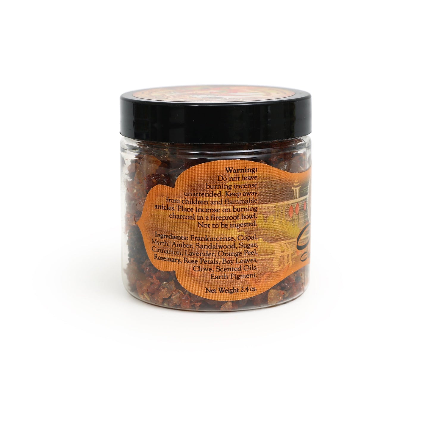Prabhuji Resin Incense Ananda - Clearing Negativity - 2.4oz jar