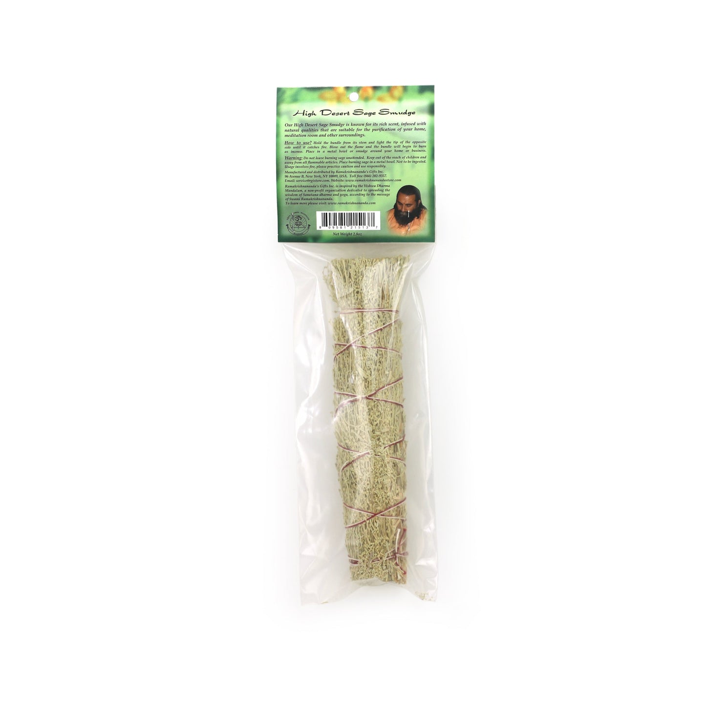 Prabhuji Desert Sage Smudge Stick- Large Bundle (8"-9.5")