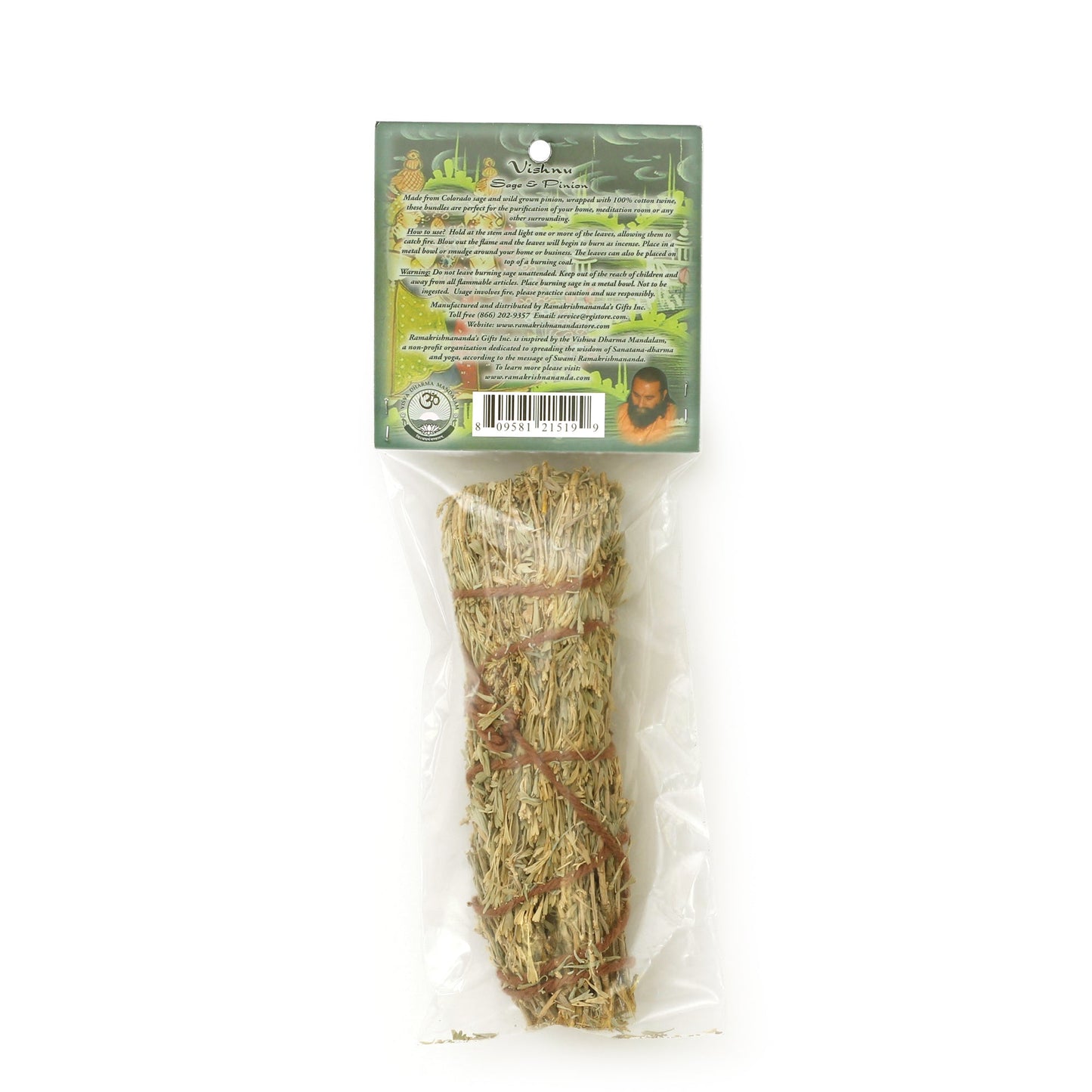 Prabhuji Desert Sage and Pinion Stick - Vishnu Bundle