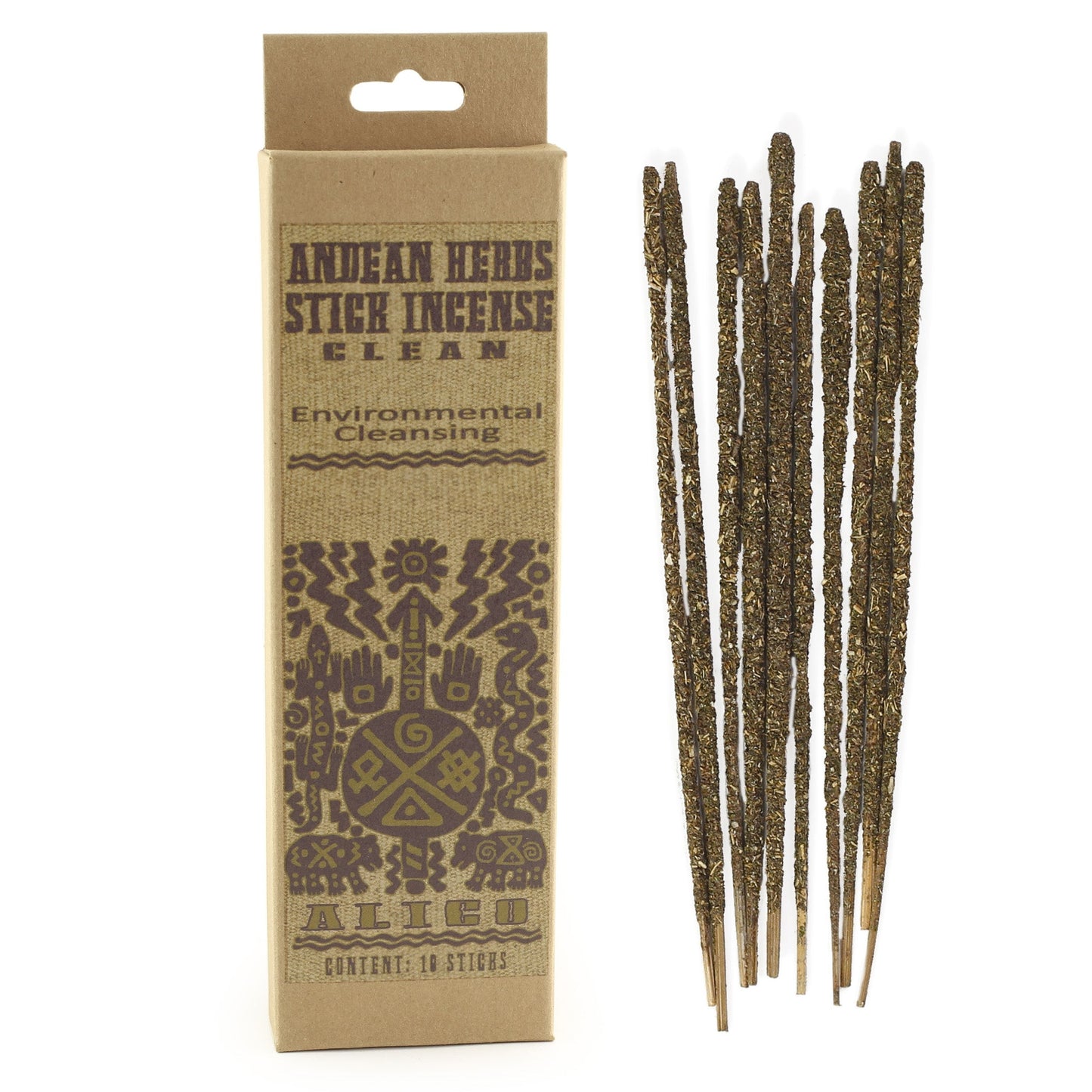 Prabhuji Smudging Incense - Clean - Andean Herbs Incense Sticks - Environmental Cleansing