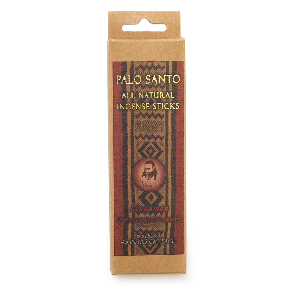 Palo Santo and Cinnamon Incense Sticks - Protection & Prosperity - 6 Incense Sticks - Wholesale and Retail Prabhuji's Gifts