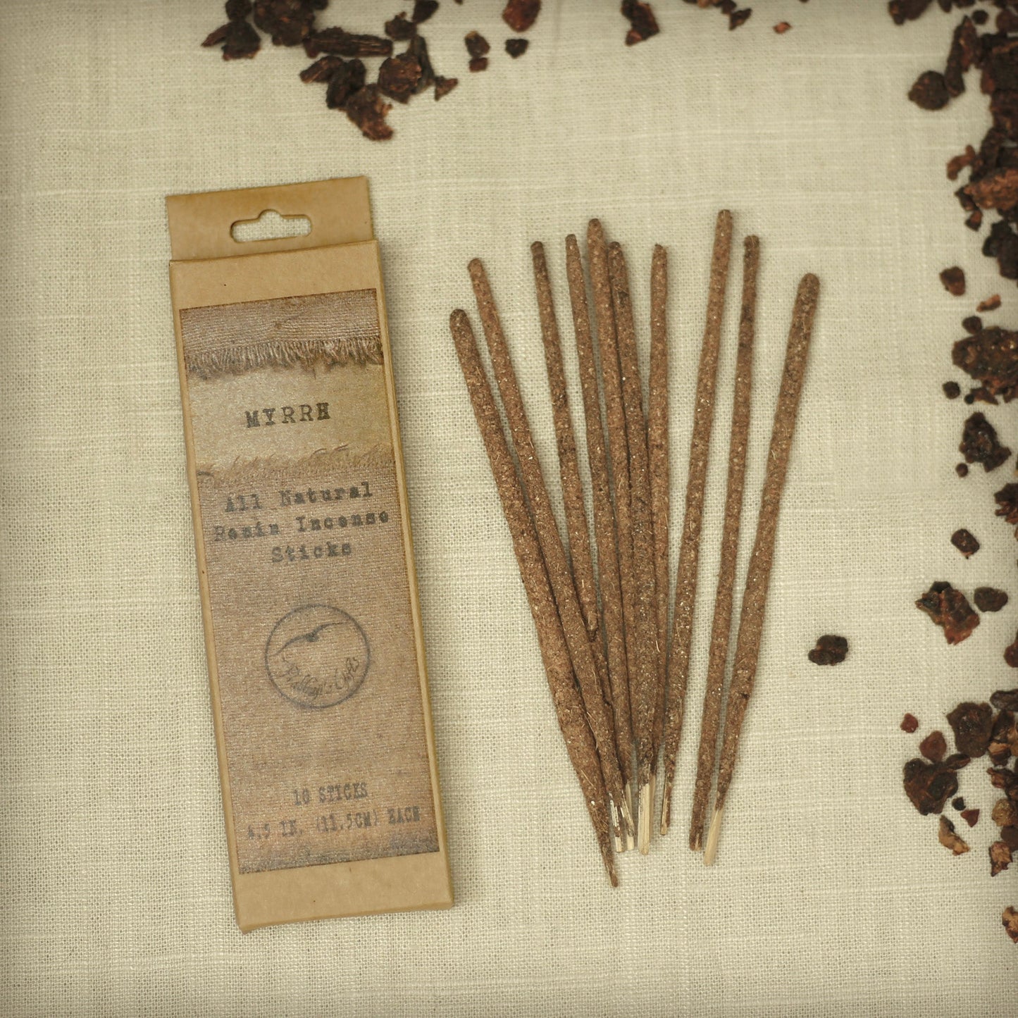 Prabhuji Smudging Incense - Myrrh - Natural Resin Incense sticks