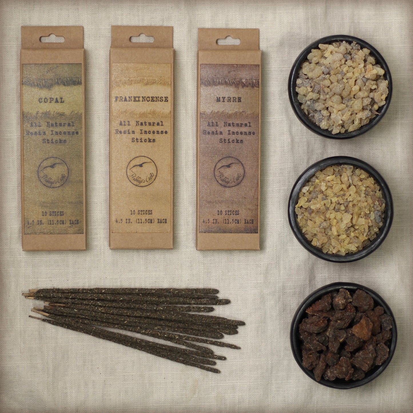 Prabhuji Smudging Incense - Frankincense - Natural Resin Incense sticks