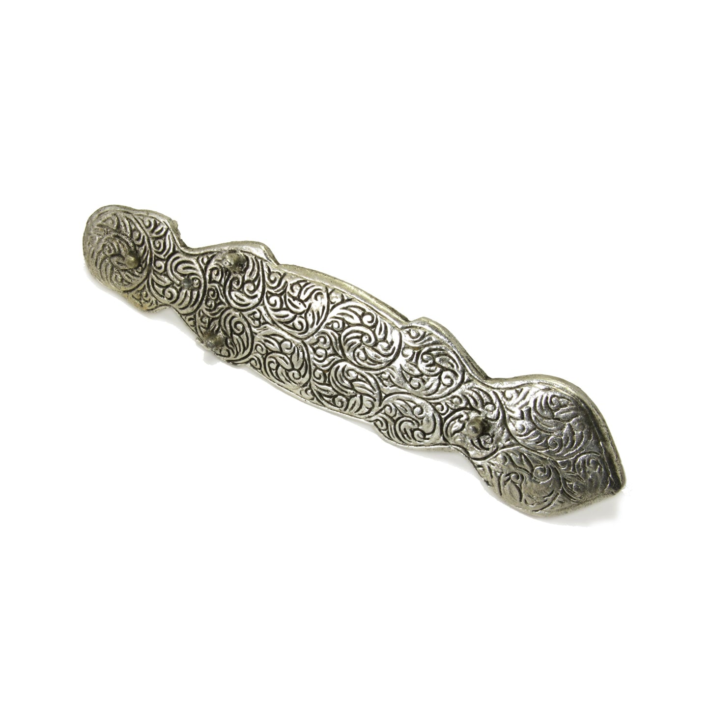 Prabhuji Incense Burner -  Ornate Metal Ganesh Incense Burner with Leaves