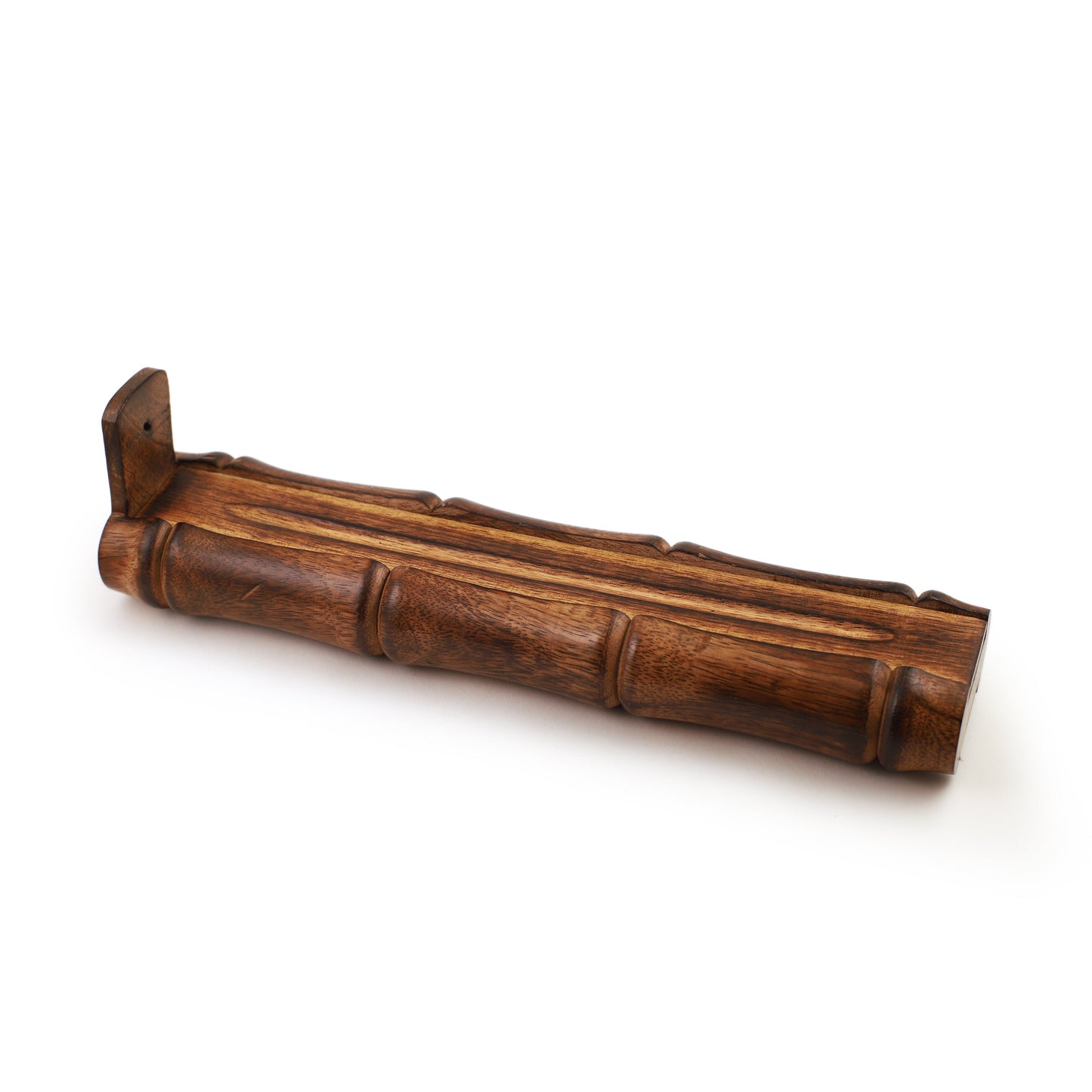 Prabhuji Incense Burner - Bamboo Holder and Storage - 12 inches