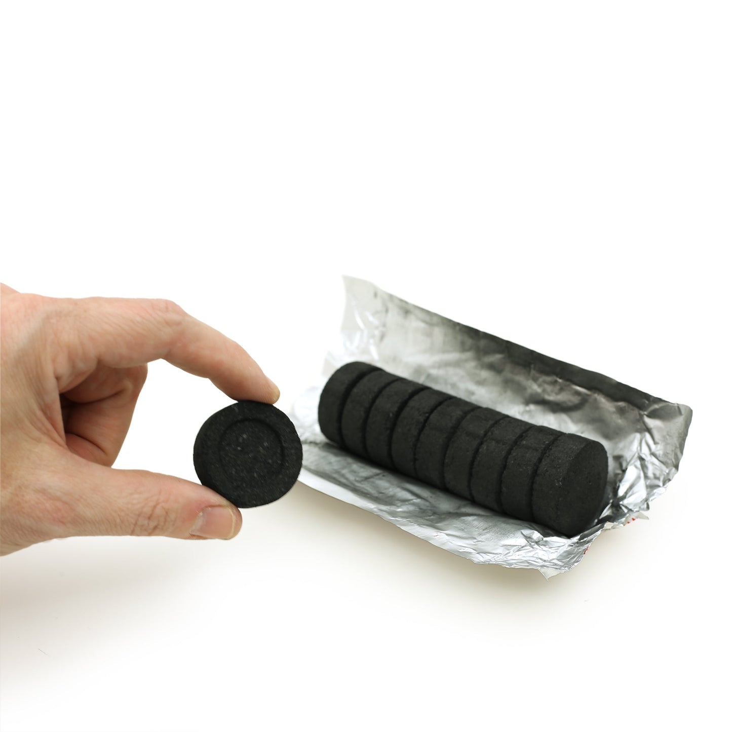 Prabhuji Three Kings Charcoal -  1 Roll of 10 Briquets