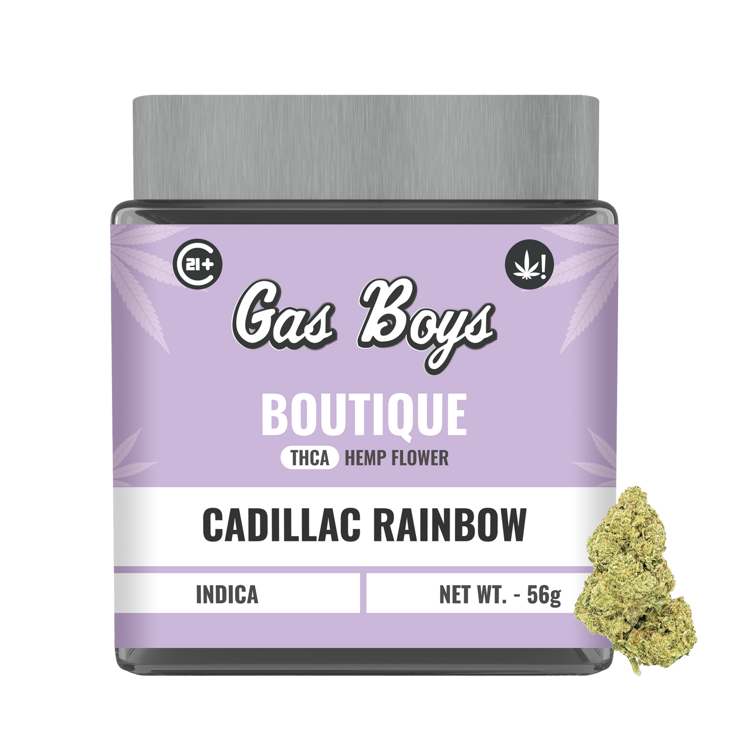 BOUTIQUE THCA FLOWER JAR - Cadillac Rainbow - Tree Spirit Wellness