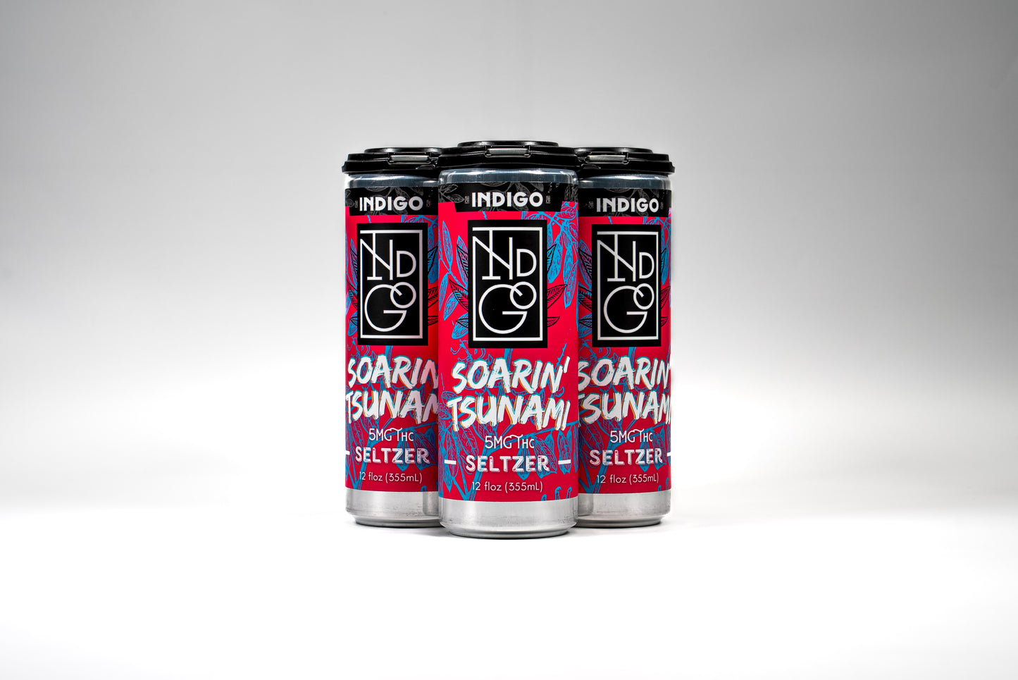 Indigo Seltzer Soarin Tsunami 5mg - Case of 24