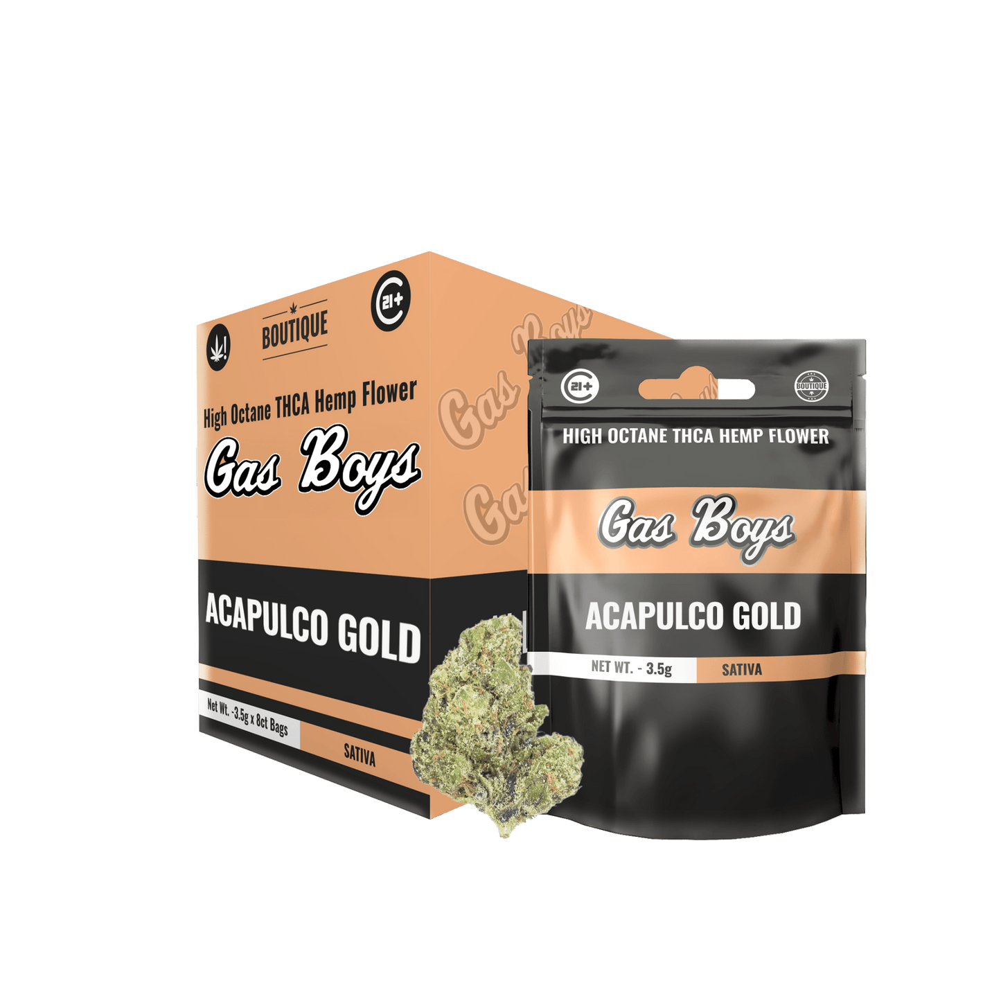 Acapulco Gold BOUTIQUE THCA FLOWER - Sativa (8ct) - Tree Spirit Wellness