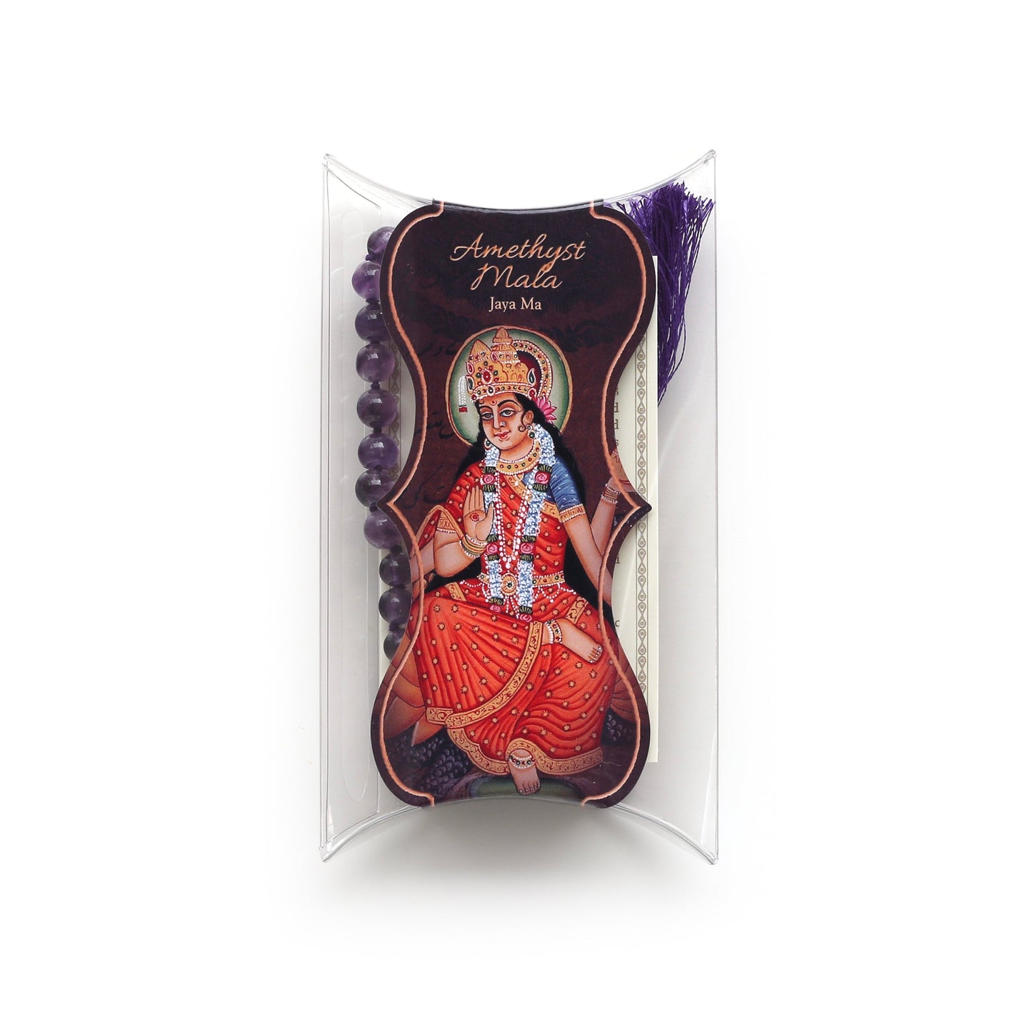 Prabhuji Prayer Mala Beads - Amethyst - 108 Prayer Beads