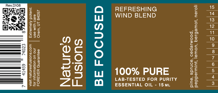 Be Focused Refreshing Wind - 15mg - Tree Spirit Wellness