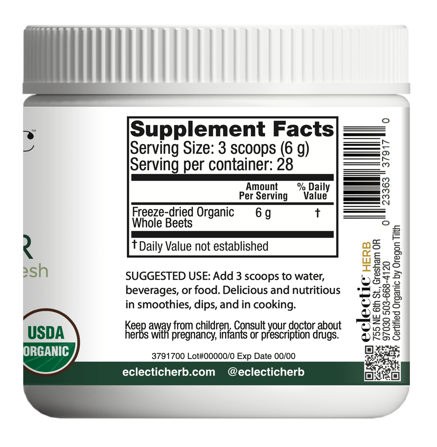 BEET JUICE POWDER - Tree Spirit Wellness