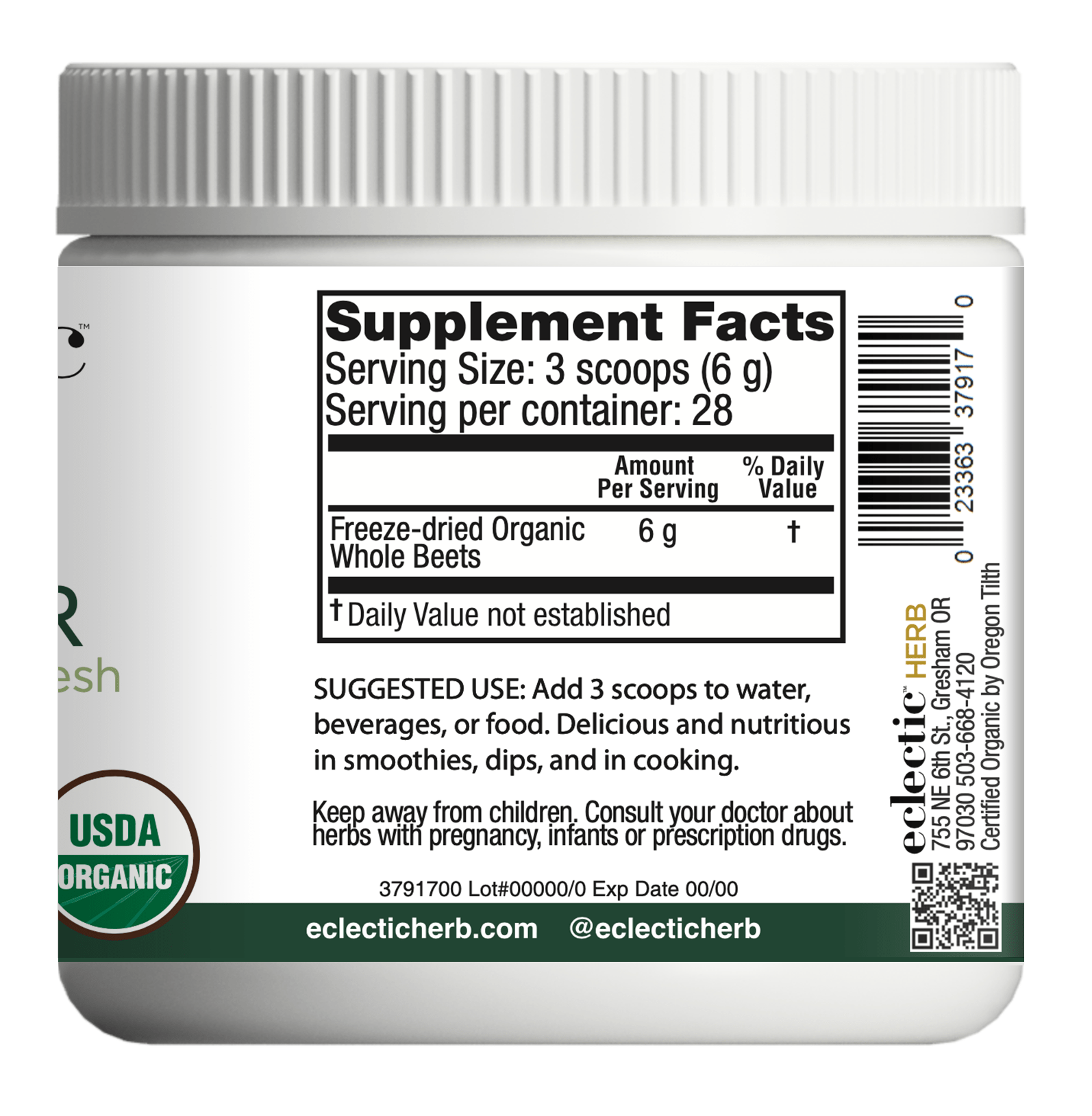 BEET JUICE POWDER - Tree Spirit Wellness