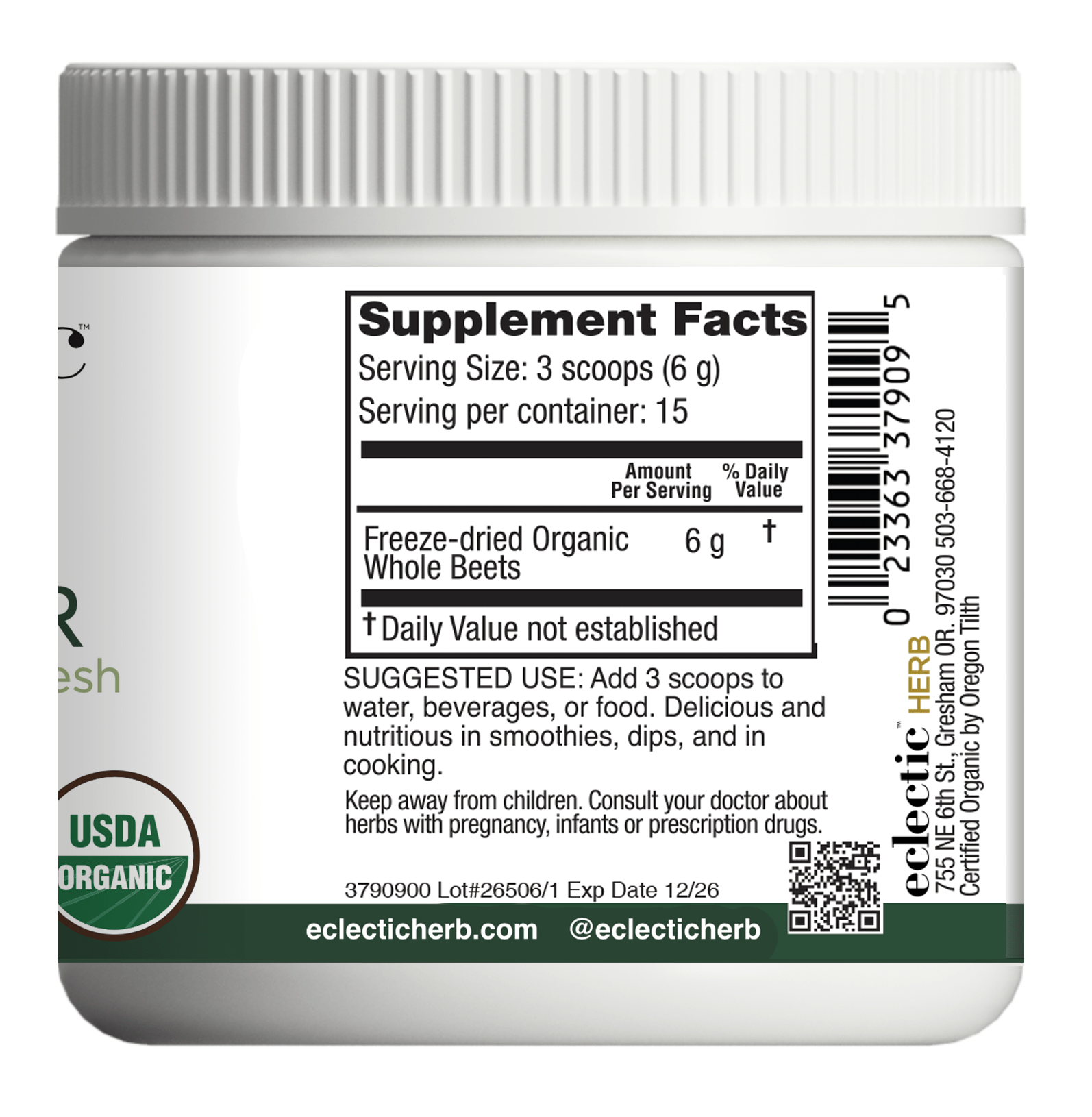 BEET JUICE POWDER - Tree Spirit Wellness