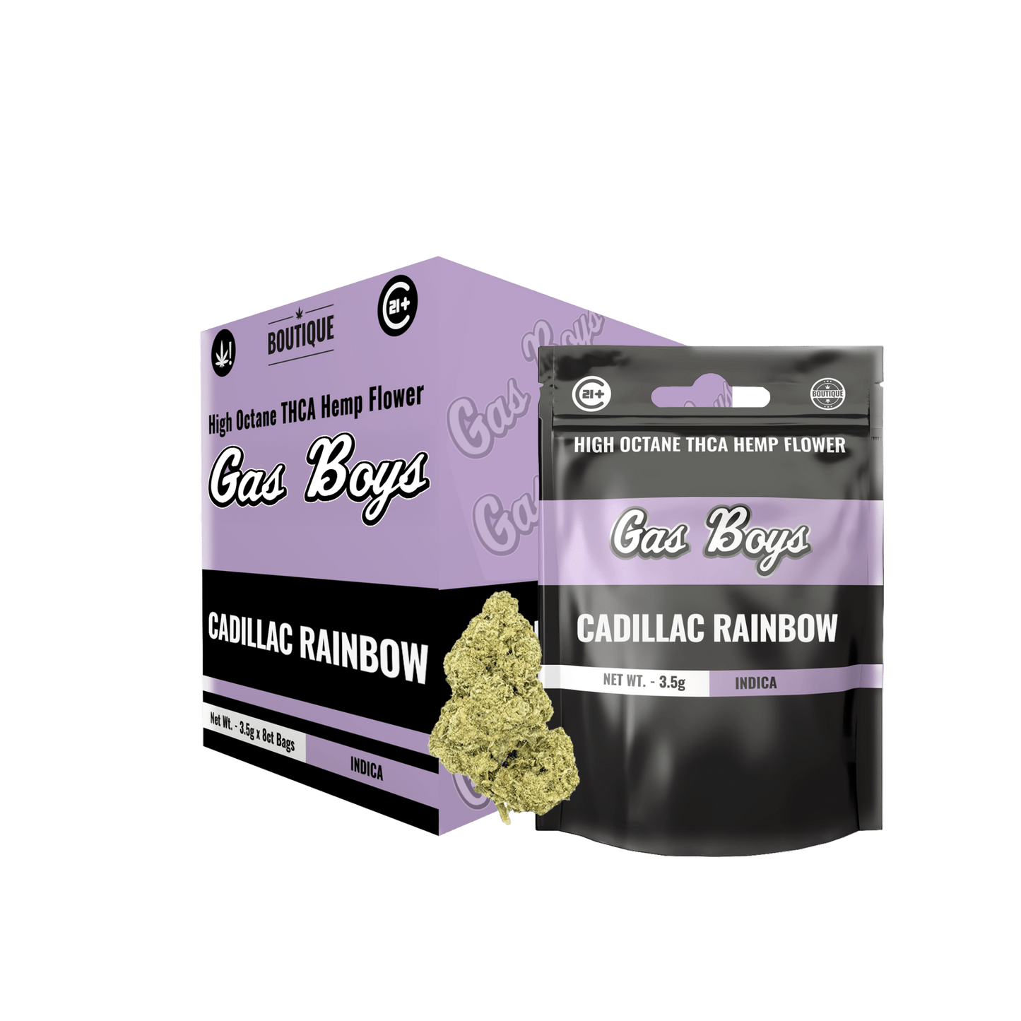 Cadillac Rainbow BOUTIQUE THCA FLOWER - Hybrid (8ct) - Tree Spirit Wellness