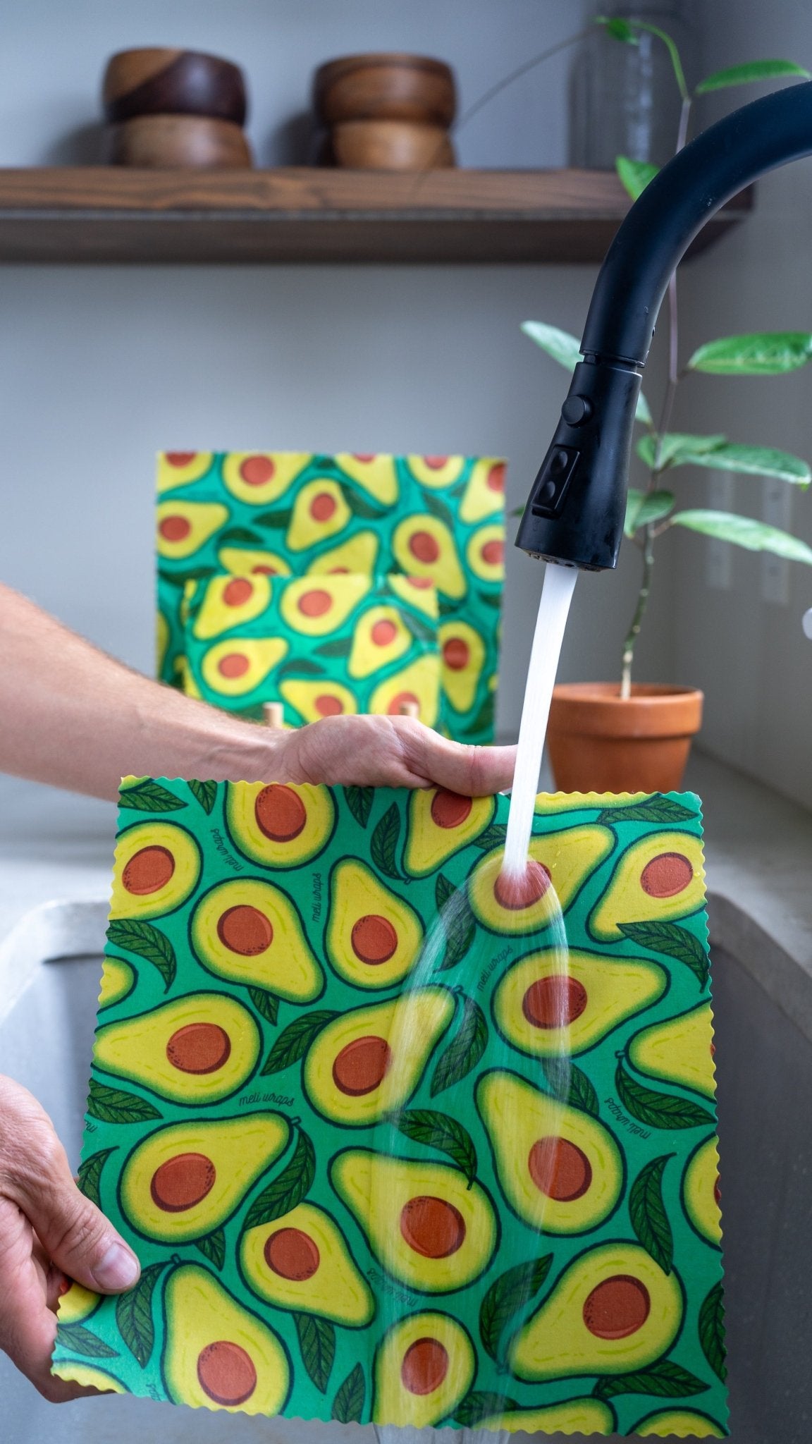 Bulk Beeswax Roll- NEW Avocado print - Tree Spirit Wellness