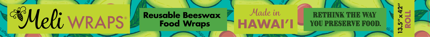 Bulk Beeswax Roll- NEW Avocado print - Tree Spirit Wellness