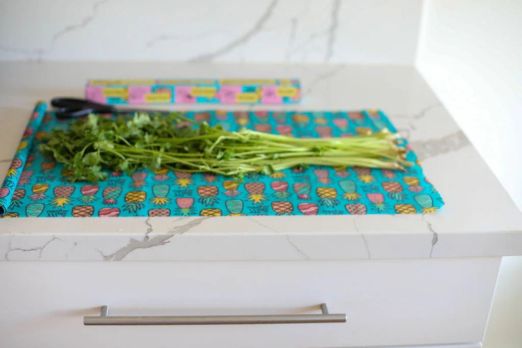 Bulk Beeswax Roll- Pineapple print - Tree Spirit Wellness