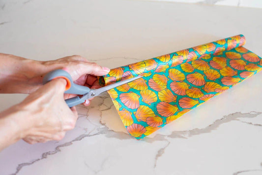 Bulk Beeswax Roll- Shells print - Tree Spirit Wellness