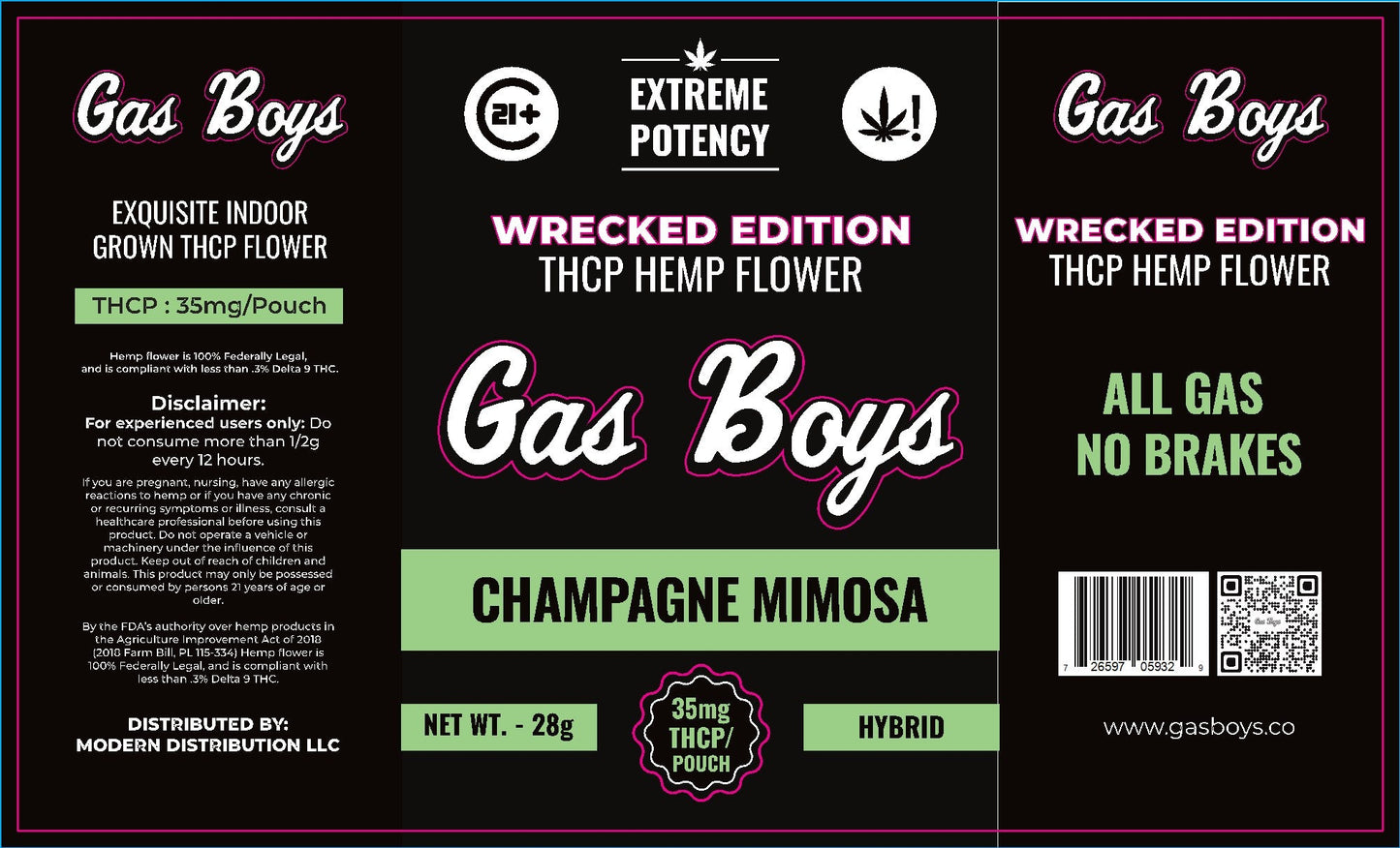 Champagne Mimosa - THCP FLOWER JUG - Hybrid 28CT - Tree Spirit Wellness