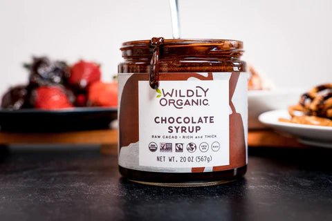 Chocolate Syrup | Certified Organic | Fair Trade | Raw | 20 OZ - Tree Spirit Wellness