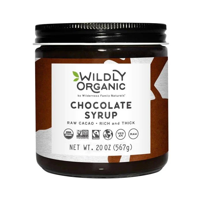 Chocolate Syrup | Certified Organic | Fair Trade | Raw | 20 OZ - Tree Spirit Wellness