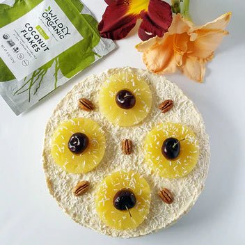 Coconut | Dehydrated at 98 degrees | unsweetened | Certified Organic | small flakes | 5 lbs | Case of 6 - Tree Spirit Wellness