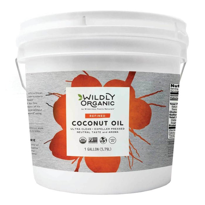 Coconut Oil | Refined Coconut Oil | Certified Organic | 14 fl. oz. | Case of 6 (Expeller Pressed RBD) - Tree Spirit Wellness