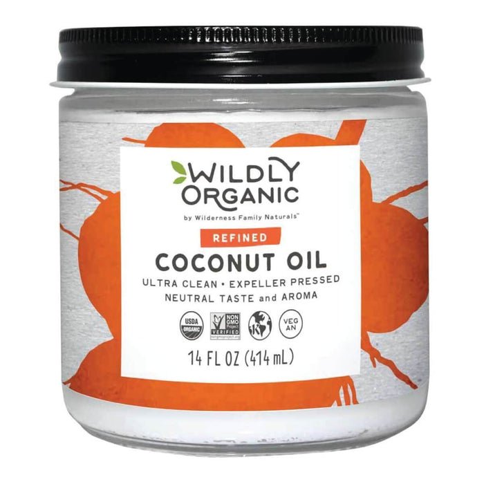 Coconut Oil | Refined Coconut Oil | Certified Organic | 14 fl. oz. | Case of 6 (Expeller Pressed RBD) - Tree Spirit Wellness