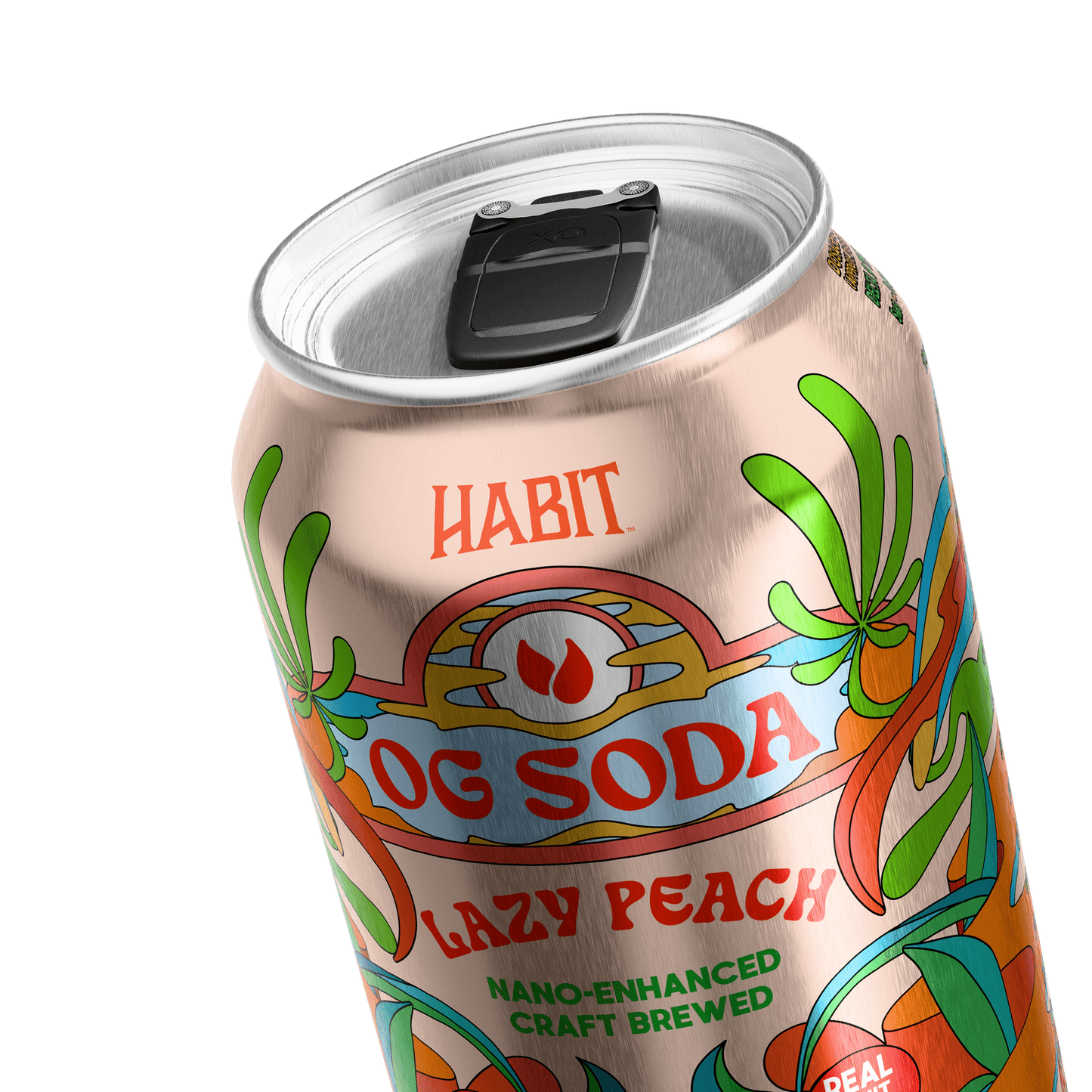 Delta 9 100mg OG Soda - Lazy Peach - Dynamic - 12pk - Tree Spirit Wellness