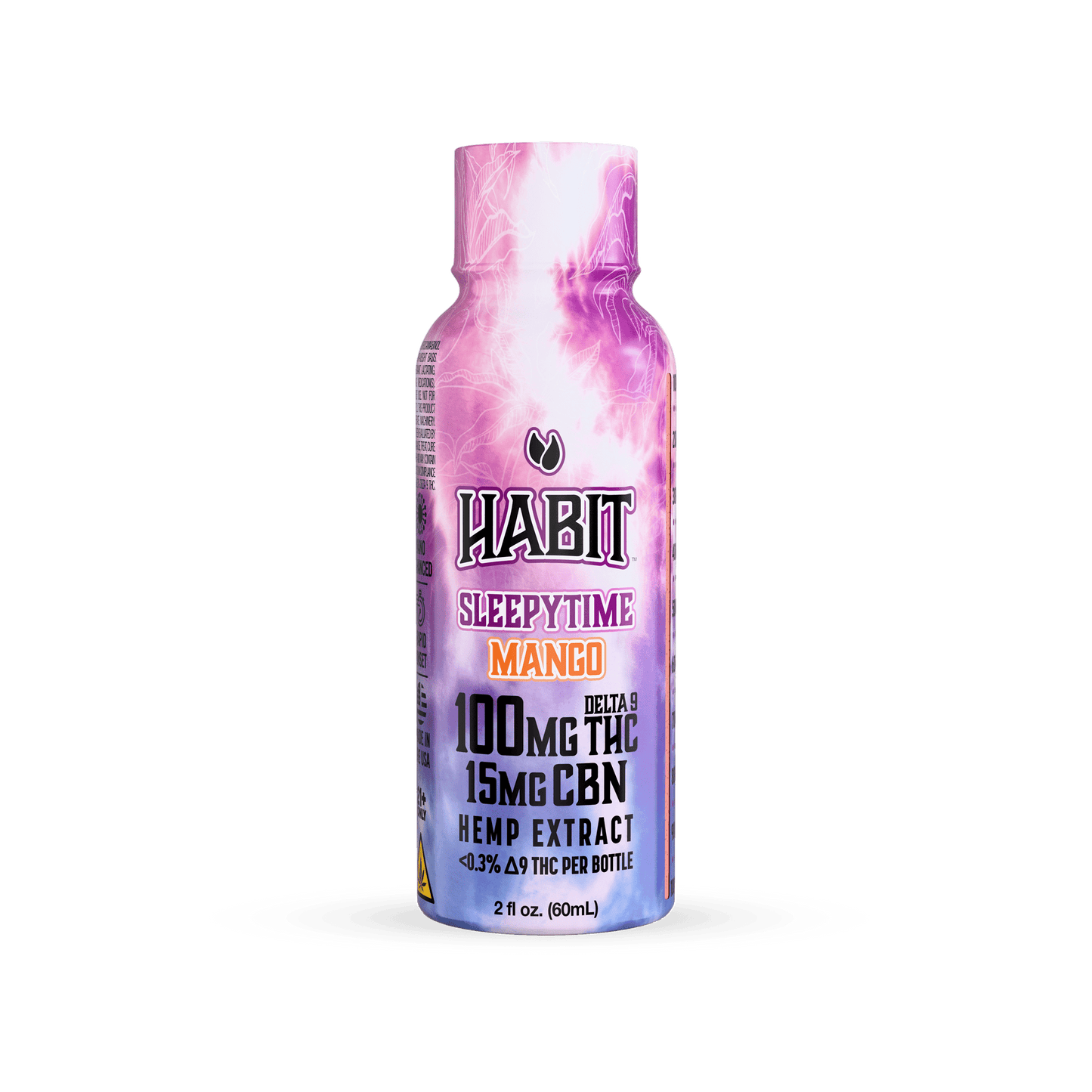 Delta 9 High Spectrum Hemp Shot – 100mg Sleepy Time Mango (Case of 12) - Tree Spirit Wellness