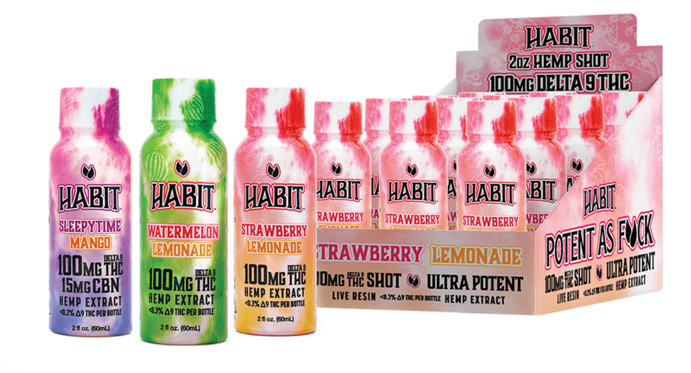 Delta 9 High Spectrum Hemp Shot – 100mg Sleepy Time Mango (Case of 12) - Tree Spirit Wellness