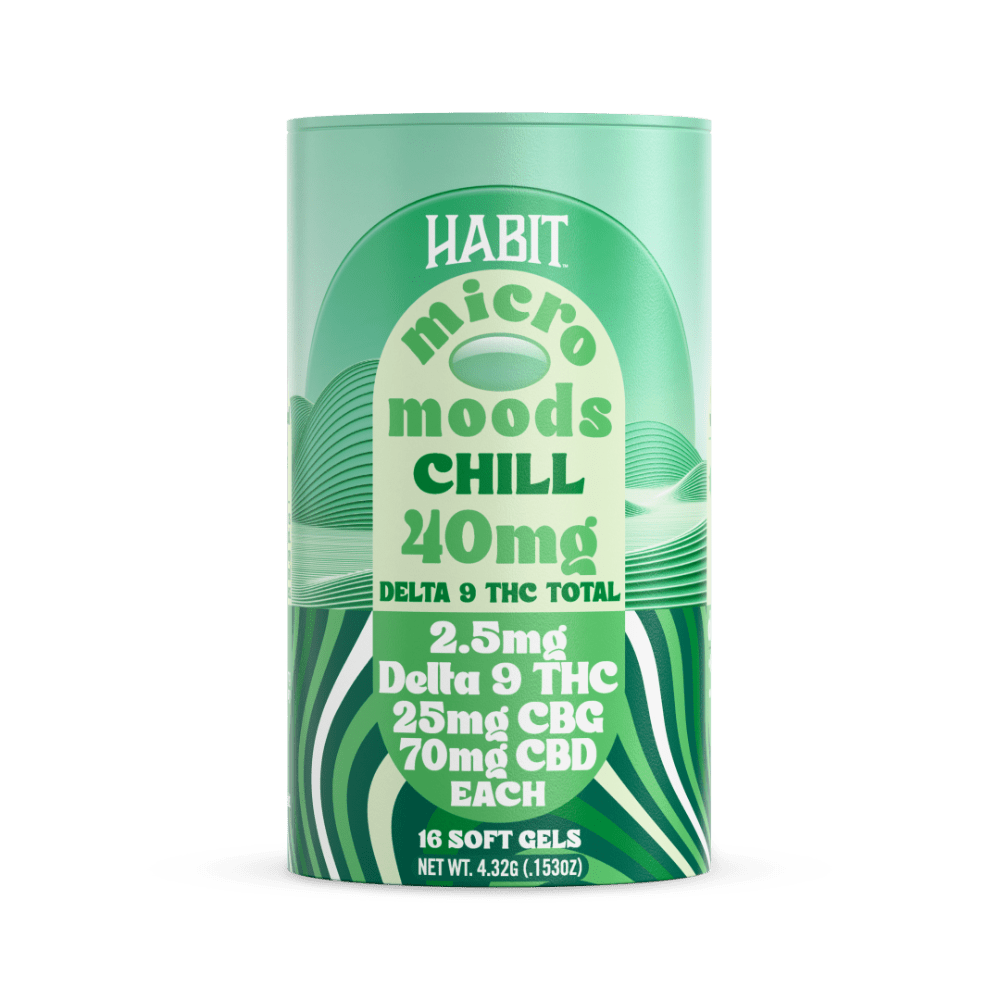 Delta 9 Micro Moods Soft Gel Tabs - Chill - 10pk display - Tree Spirit Wellness
