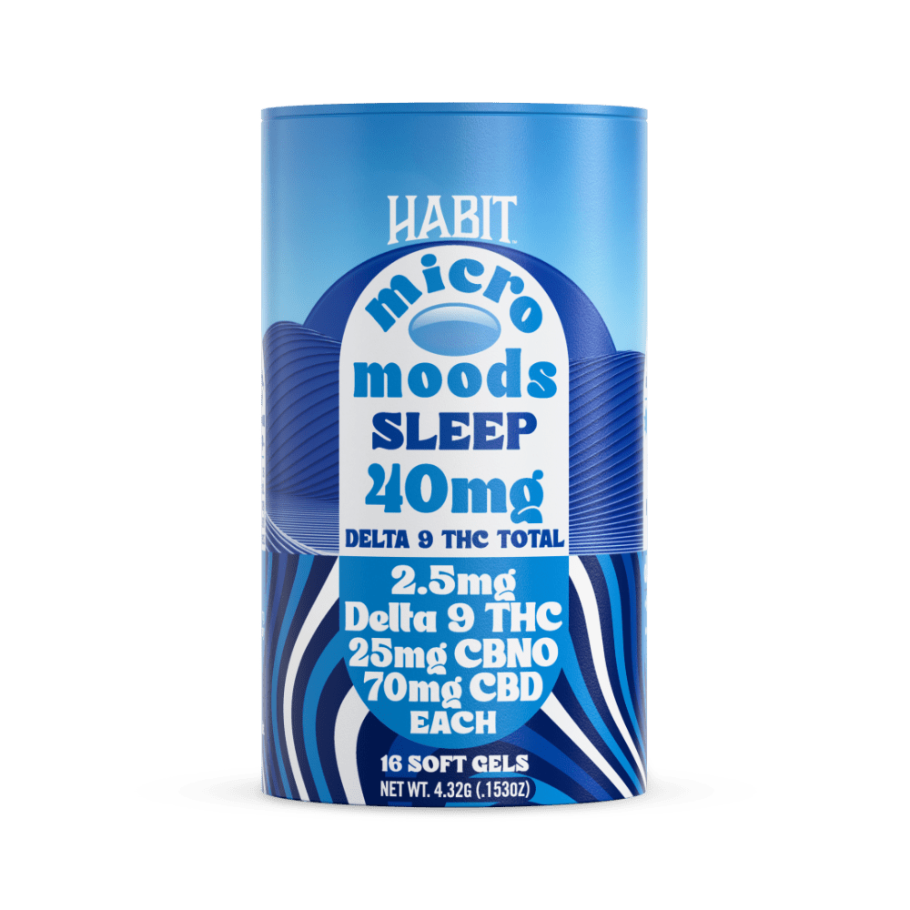 Delta 9 Micro Moods Soft Gel Tabs - Sleep - 10pk display - Tree Spirit Wellness