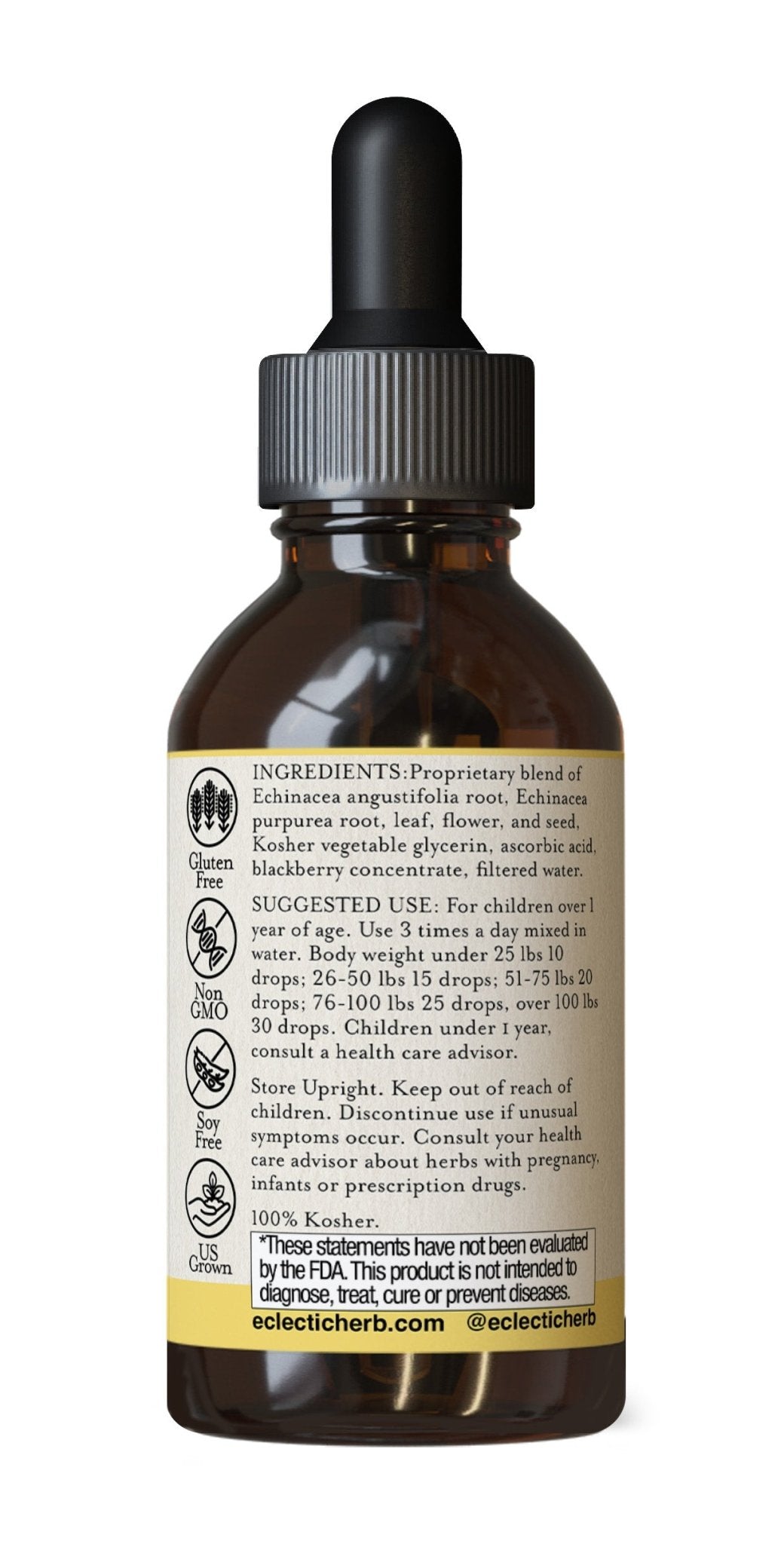 ECHINACEA PREMIUM BLEND KIDS - BLACKBERRY - Tree Spirit Wellness