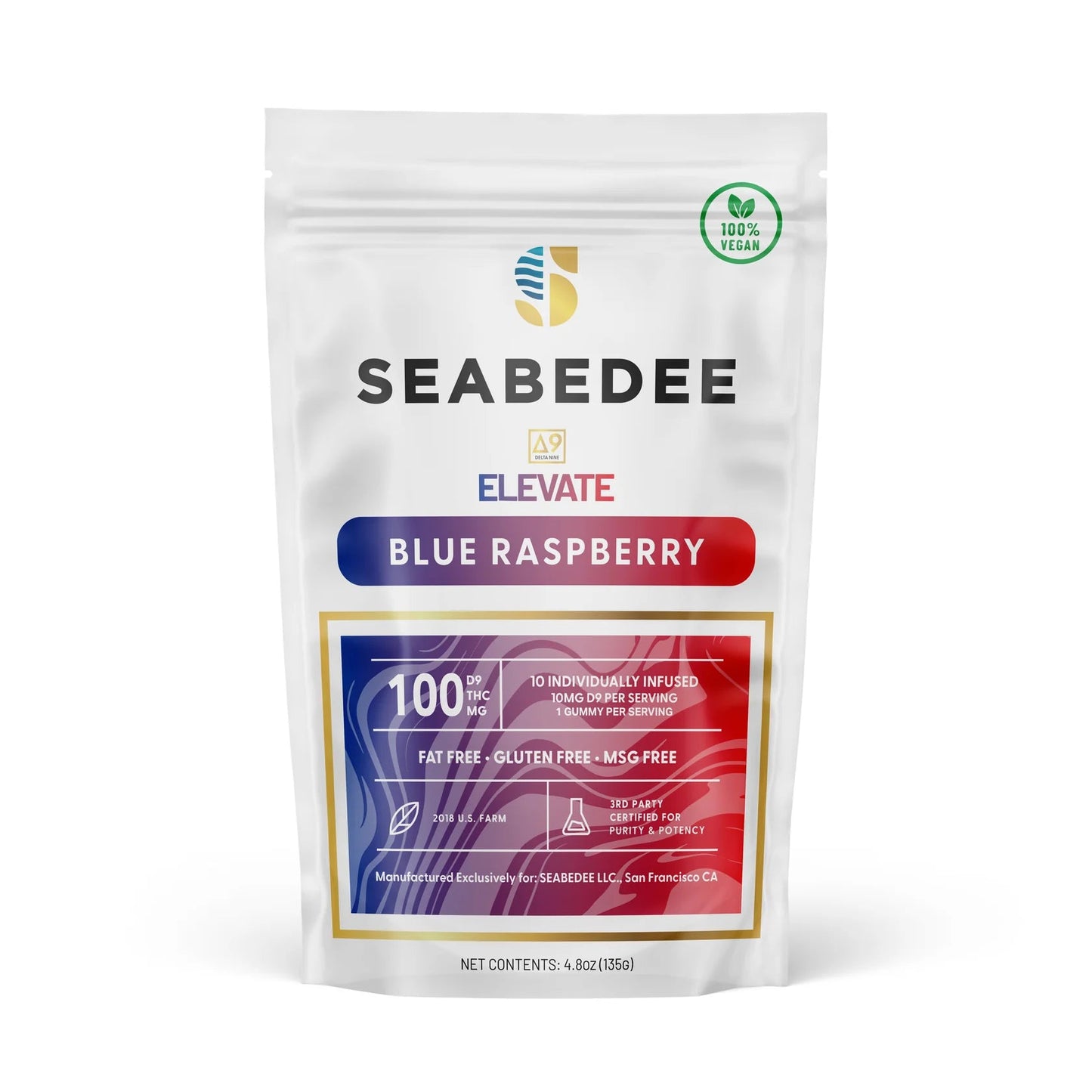 Elevate Gummies 100 mg Cannabinoids - Tree Spirit Wellness
