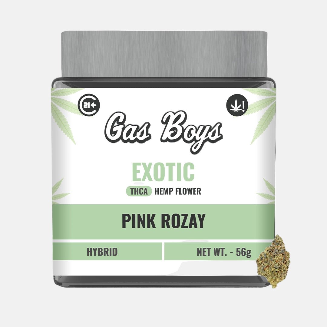 EXOTIC THCA FLOWER JAR - Pink Rozay - Hybrid - 2oz - Tree Spirit Wellness