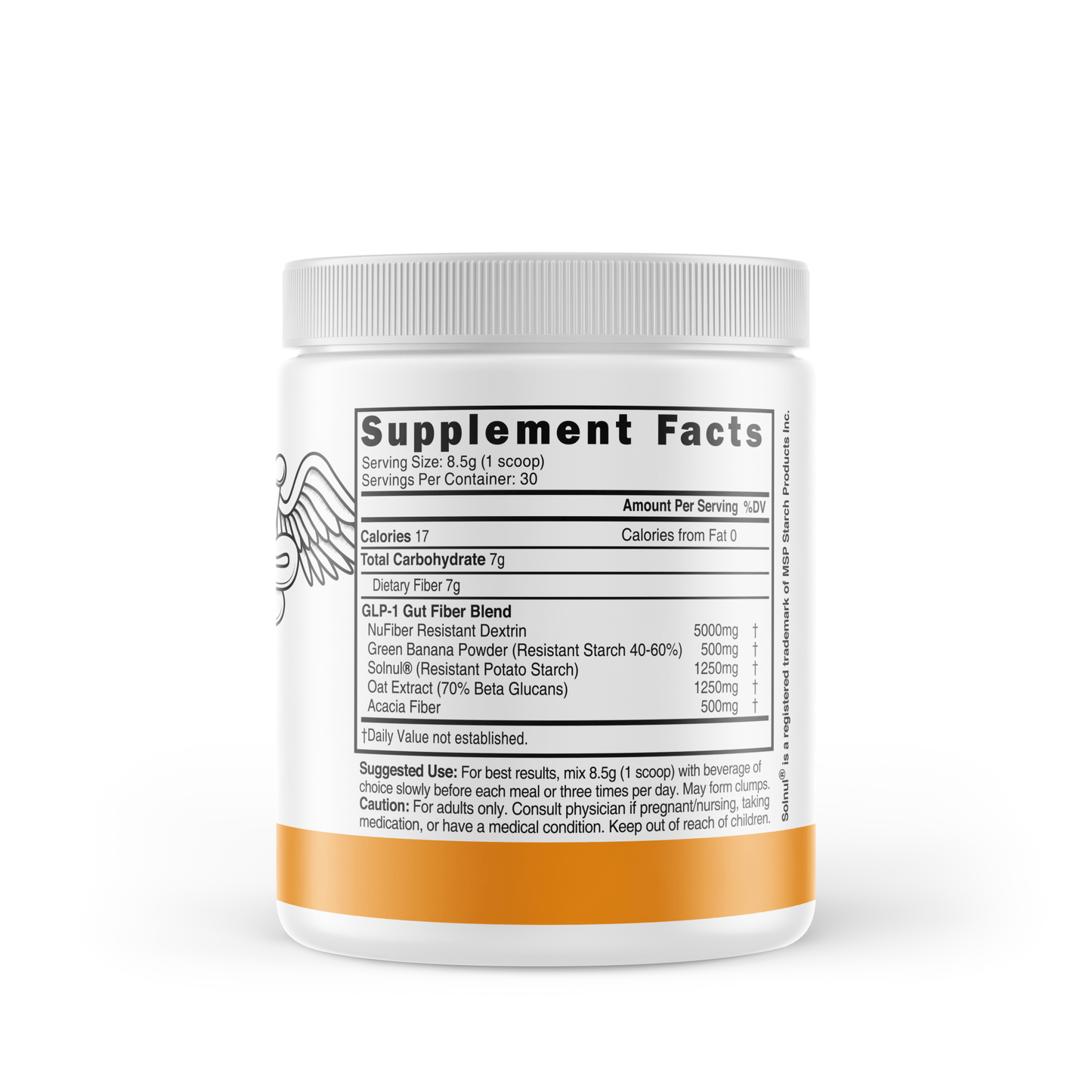 GLP - 1 Gut Support Fiber Boost 7 g Unflavored Powder - Tree Spirit Wellness