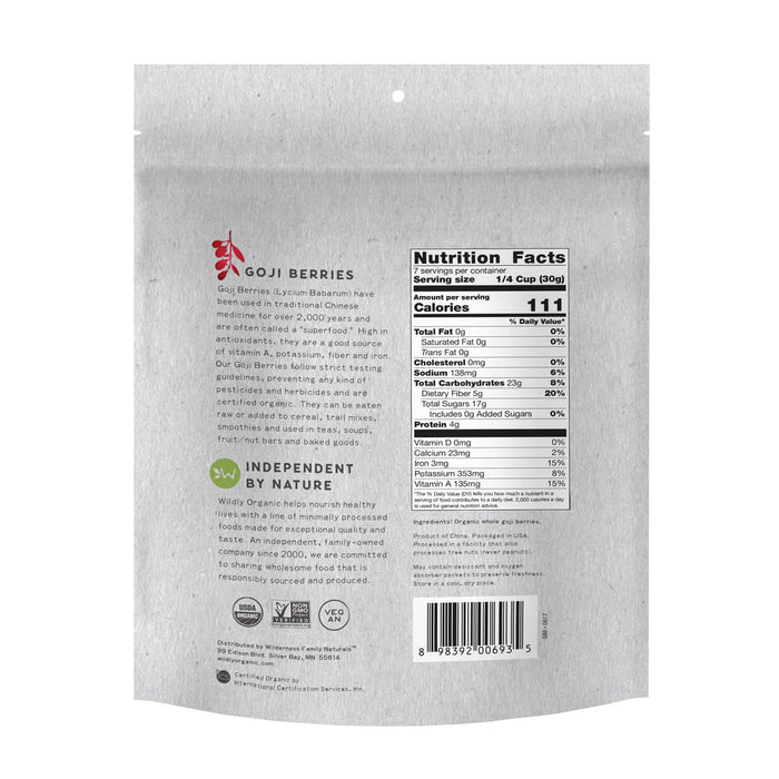 Goji Berries | c/o | Raw | Whole | 5 lbs. - Tree Spirit Wellness