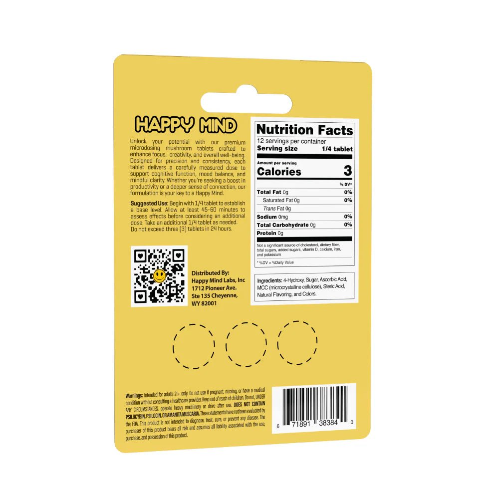 Happy Mind - Blue Razz Synaptic Surge - Box of 10 - Tree Spirit Wellness