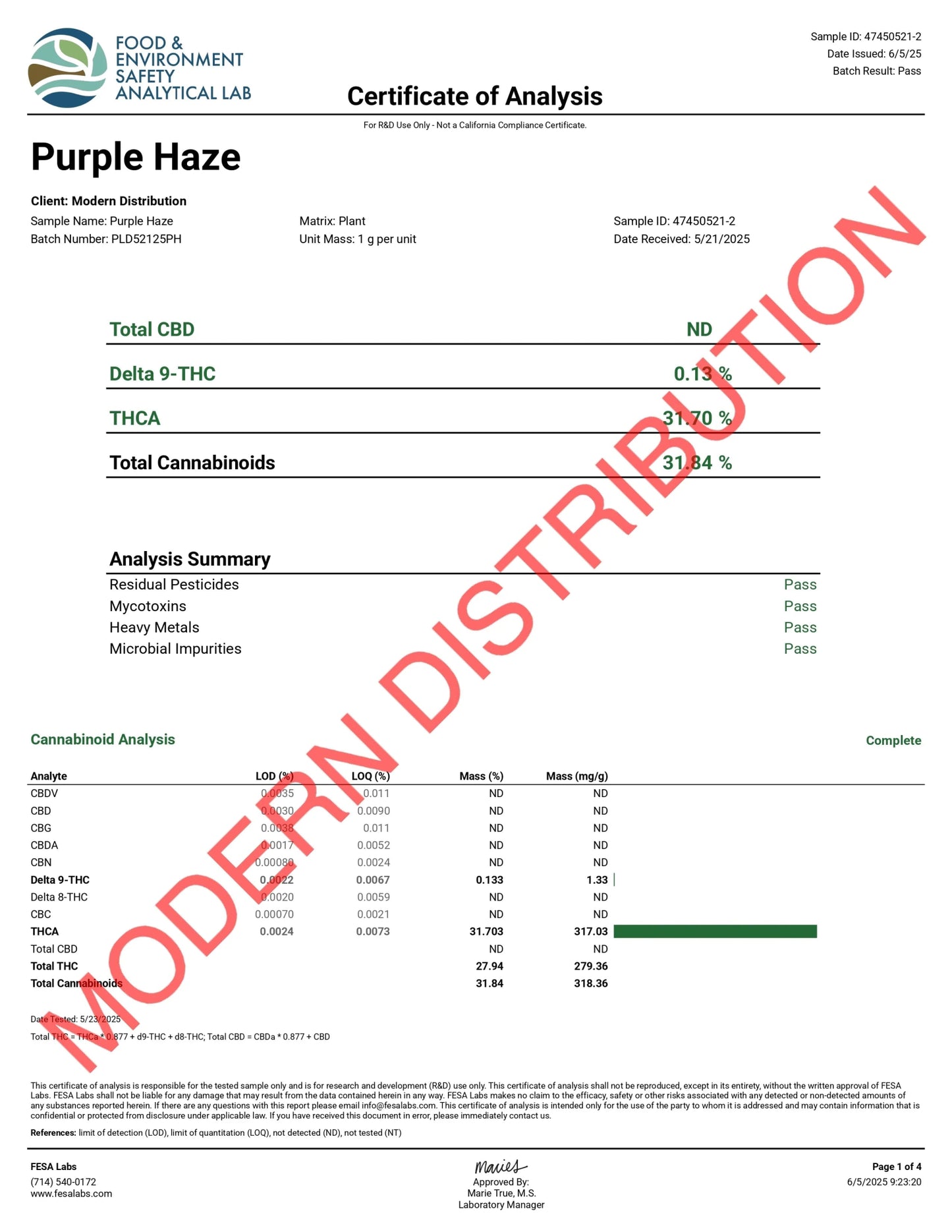 ICE HASH + EXOTIC KIEF INFUSED PRE - ROLL - Purple Haze - Indica 8ct - Tree Spirit Wellness