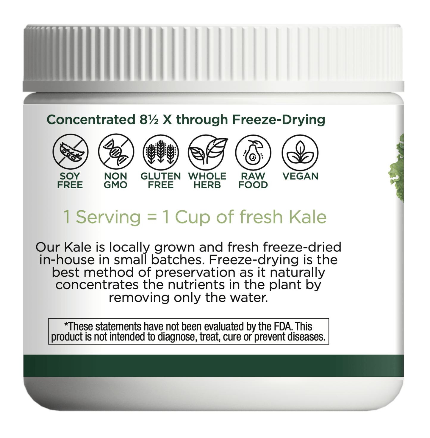 KALE POWDER - Tree Spirit Wellness