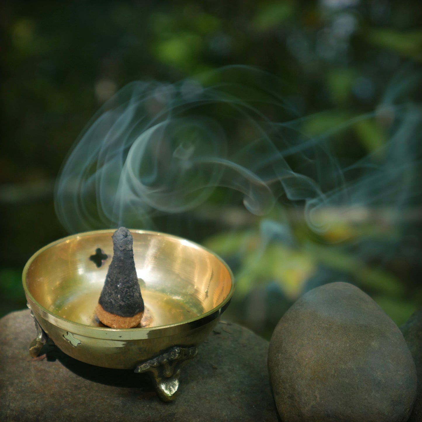 Kit - Palo Santo Copal Cones with Burner - Tree Spirit Wellness