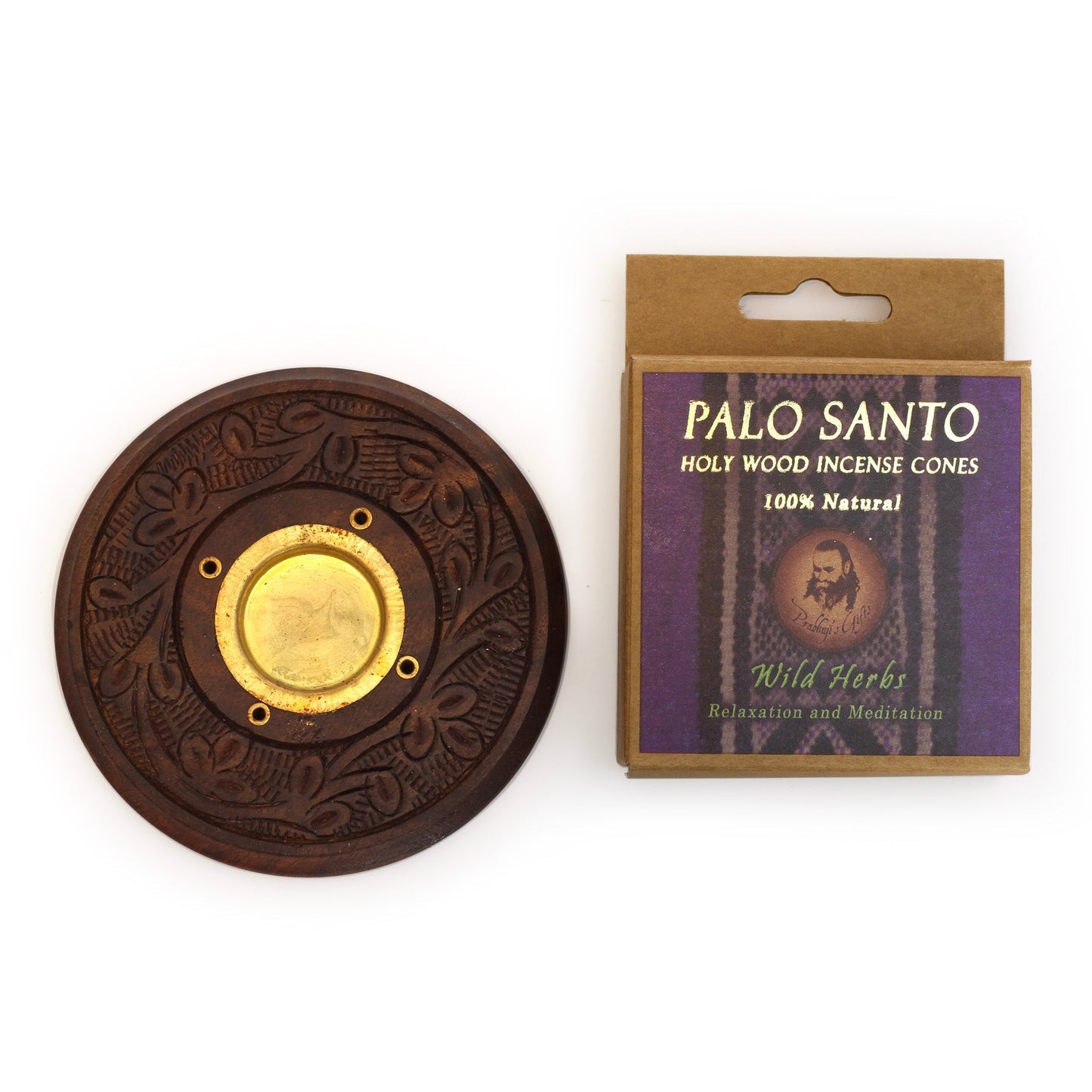 Kit - Palo Santo Wild Herbs Cones with Burner - Tree Spirit Wellness