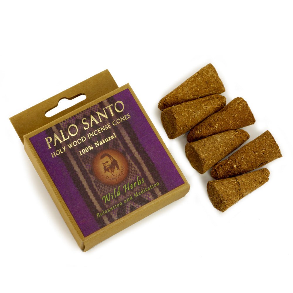 Kit - Palo Santo Wild Herbs Cones with Burner - Tree Spirit Wellness