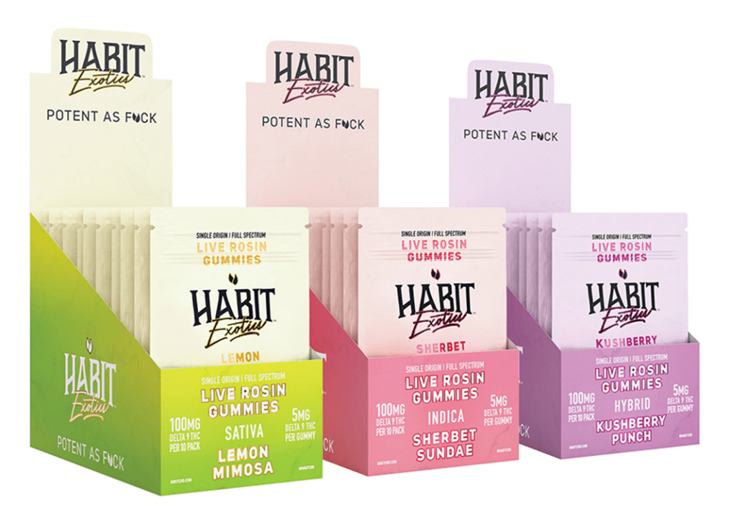 Live Rosin Gummies 5gm D9 THC 20 Gummies Lemon Mimosa (Sativa) - Tree Spirit Wellness