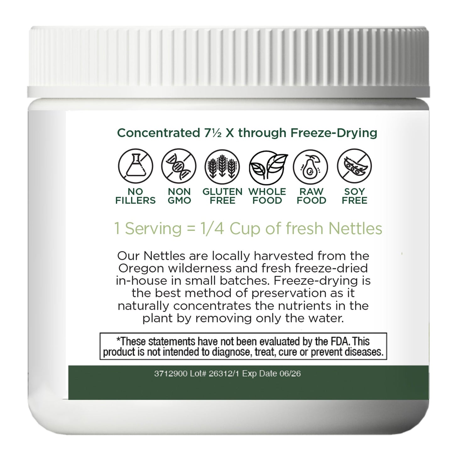 NETTLES LEAF POWDER - Tree Spirit Wellness