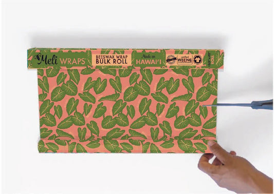 Bulk Beeswax Roll- Kalo print  - Tree Spirit Wellness